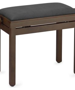 Stagg Pianobank Walnuss dunkel matt mit schwarzem Stoffbezug